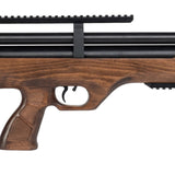 Hatsan FlashPup Wood Stock PCP Air Rifle with QE Sound Moderator